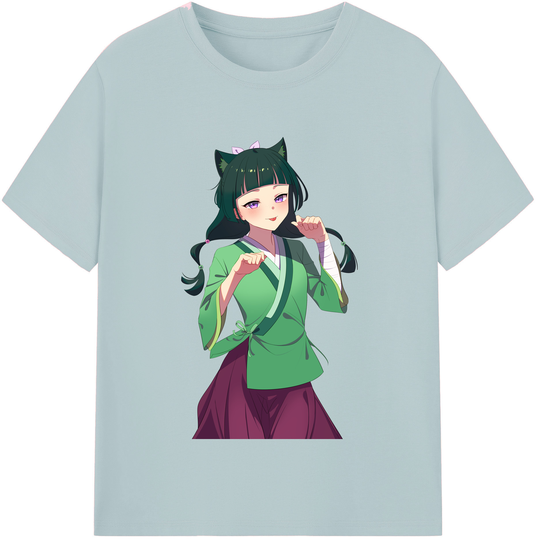 （画像用） 薬屋のひとりごと The Apothecary Diaries 綿100％半袖Tシャツ（フロントプリント）